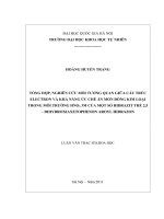 tổng hợp, nghiên cứu mối tương quan giữa cấu trúc electron và khả năng ức chế ăn mòn đồng kim loại trong môi trường hno3 3m của một số hidrazit thể 2,5 - dihydroxiaxetophenon aroyl hidrazaon