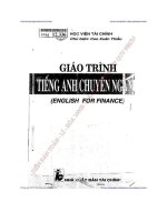 english for finance - cao xuân thiều