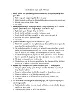 ĐỀ THI PHƯƠNG PHÁP NGHIÊN CỨU KHOA HỌC( 33 CÂU CÓ ĐÁP ÁN)