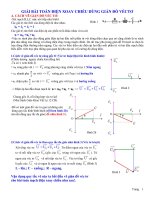Giản đồ vecto giải nhanh bài tập điện xoay chiều