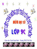 Tiết 41 Giải bài toán bằng cách lập hệ phương trình