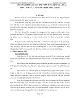 phương pháp giải các bài toán bằng định luật bảo toàn cơ năng và chuyển hóa năng lượng