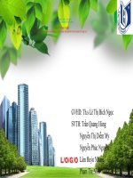 Nghiên cứu đề xuất phương án tái chế rác thải rắn đô thị cho thành phố vũng tàu