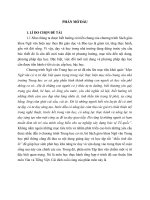 rèn kĩ năng viết đoạn mở bài trong bài văn nghị luận cho học sinh trung học phổ thông