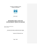 building real estate investment trust in hanoi xây dựng quỹ đầu tư tín thác bất động sản tại hà nội_noi_dung