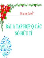 bài giảng đại số 7 chương 1 bài 1 tập hợp q các số hữu tỉ