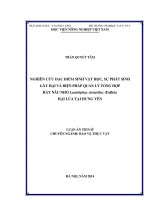 nghiên cứu đặc điểm sinh vật học, sự phát sinh gây hại và biện pháp quản lý tổng hợp rầy nâu nhỏ laodelphax striatellus (fallén)hại lúa tại hưng yên