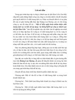 ĐỀ TÀI: Một số kiến nghị hoàn nhằm thiện chất lượng dịch vụ và tiến tới áp dụng hệ thốngTQM tại công ty khác