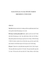 hạ đại tràng qua ngả hậu môn điều trị bệnh hirschsprung ở trẻ sơ sinh