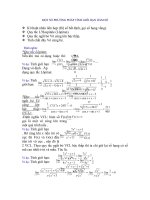 Bài tập hay về tính giới hạn