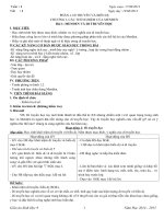 giáo án sinh 9  chuẩn kiến thức kỹ năng