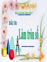 bài giảng đại số 7 chương 1 bài 10 làm tròn số