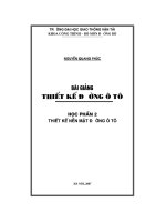 Bài giảng thiết kế nền mặt đường ô tô   tài liệu, ebook, giáo trình, hướng dẫn