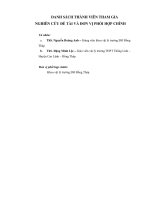 xây dựng hệ thống bài tập sáng tạo trong dạy hoc phần vât lý đại cương