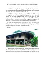 BÁO CÁO THU HOẠCH SAU CHUYẾN ĐI THỰC TẾ TỈNH YÊN BÁI