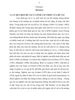 đề tài tỷ suất lợi nhuận và rủi ro các cổ phiếu niêm yết trên thị trường chứng khoán việt nam