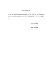 Thực trạng nhu cầu chăm sóc giáo dục SKSS của học sinh THPT tại trường THPT trương định hoàng mai hà nội