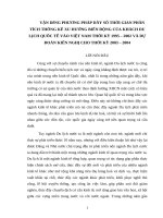 vận dụng phương pháp dãy số thời gian phân tích thống kê xu h¬ướng biến động của khách du lịch quốc tế vào việt nam thời kỳ 1995 – 2002 và dự đoán kiến nghị cho thời kỳ 2003 – 2004