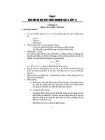 câu hỏi và bài tập trắc nghiệm vật lý lớp 11