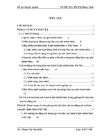 giải pháp nâng cao vai trò của khu vực phi chính thức trong giải quyết việc làm cho lao động nữ ở hà nội giai đoan 2011- 2015