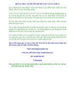 tuyển tập 42 chuyên đề vật lý 11 có đáp án chi tiết