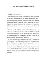 bài thảo luận thanh toán quốc tế