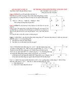 đề thi học sinh giỏi vật lí lớp 11 - trường thpt phạm hồng thái