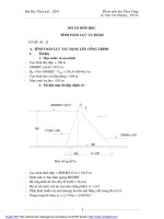 đồ án môn học thủy công