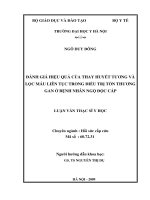 Đánh giá hiệu quả của thay huyết tương và lọc máu liên tục trong điều trị tổn thương gan ở bệnh nhân ngộ độc cấp