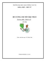 Bài giảng Kỹ thuật Điện tử số