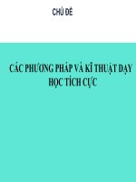 Bài giảng tập huấn đổi mới sinh hoạt chuyên môn THCS 3