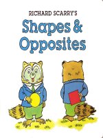 richard scarry shapes and opposites