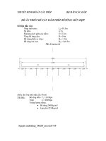 ĐỒ ÁN: Thiết kế cầu dầm thép bê tông liên hợp