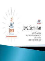 Hội thảo chuyên dề Java