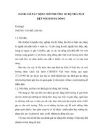 đánh giá tác động môi trường sơ bộ nhà máy