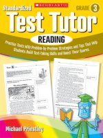 standardized test tutor reading grade 3