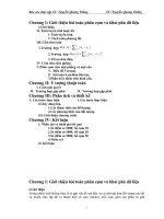 bài toán phân cụm và khai phá dữ liệu