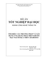 tìm hiểu các phương pháp và xây dựng ứng dụng phát hiện khuôn mặt người dựa trên adaboost