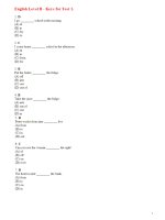 test english - thi công chức 2015 trình độ b