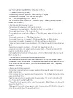 CẤU TRÚC một BÀI THUYẾT TRÌNH TIẾNG ANH