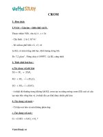 tài liệu crom và hợp chất