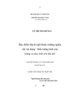 đặc điểm lớp từ ngữ thuộc trường nghĩa chỉ vật dụng - biểu tượng tình yêu trong ca dao tình yêu lứa_luận văn thạc sĩ văn học