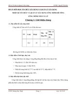 THIẾT KẾ TỔ CHỨC VÀ QUẢN LÝ XÂY DỰNG CÔNG TRÌNH BÊ TÔNG  CÔNG TRÌNH TRÀN XẢ LŨ