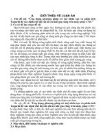 Ứng dụng phương pháp trí tuệ nhân tạo và phân tích Taguchi để xác định chế độ cắt tối ưu khi gia công trên máy phay CNC