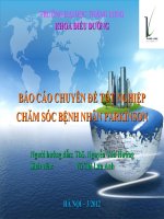 chăm sóc bệnh nhân parkinson