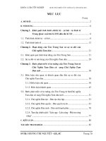 ĐỀ TÀI: Bước phát triển về tư tưởng của tôn trung sơn từ chủ nghĩa tam dân cũ sang chủ nghĩa tam dân mới