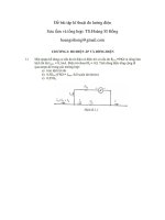 bài tập kĩ thuật đo lường điện tử