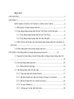 Luận văn Thiết kế hệ thống chiếu sáng độc lập sử dụng năng lượng mặt trời