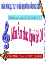 Bài 5 học hát Niềm vui của em