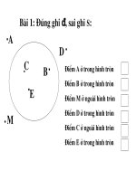 Điểm ở trong và ngoài một hình